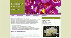 Desktop Screenshot of penorchidsoc.org